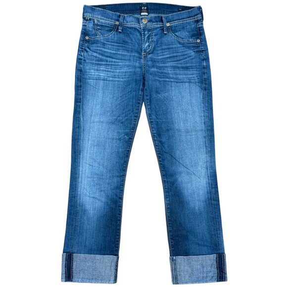 EUC‎ Women's CITIZENS OF HUMANITY Dani Cropped Straight Leg Jeans | Size 27 - Picture 2 of 10